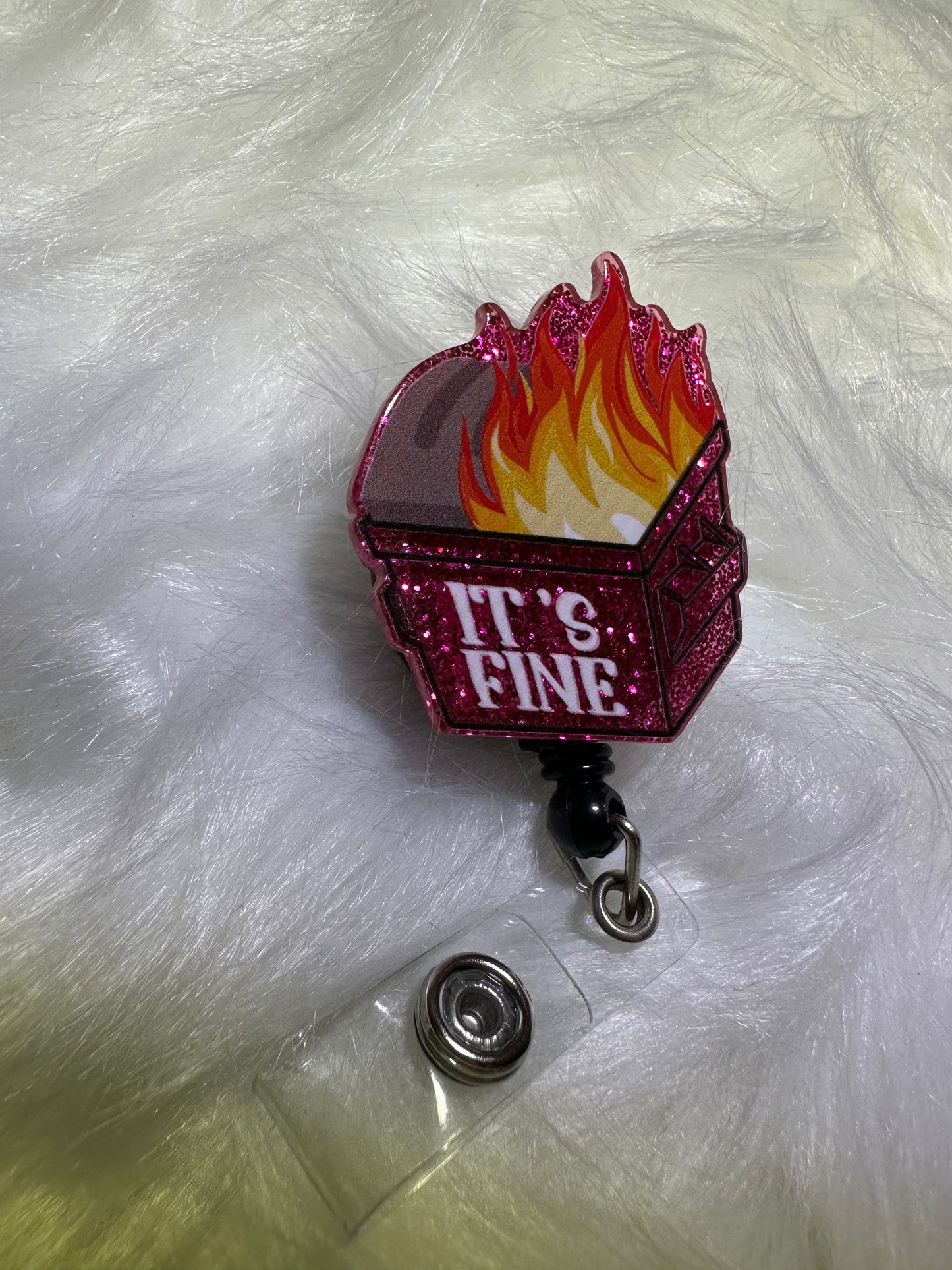 Fire badge reel