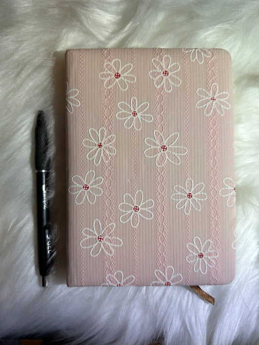 (L) Pink Flowers notebook